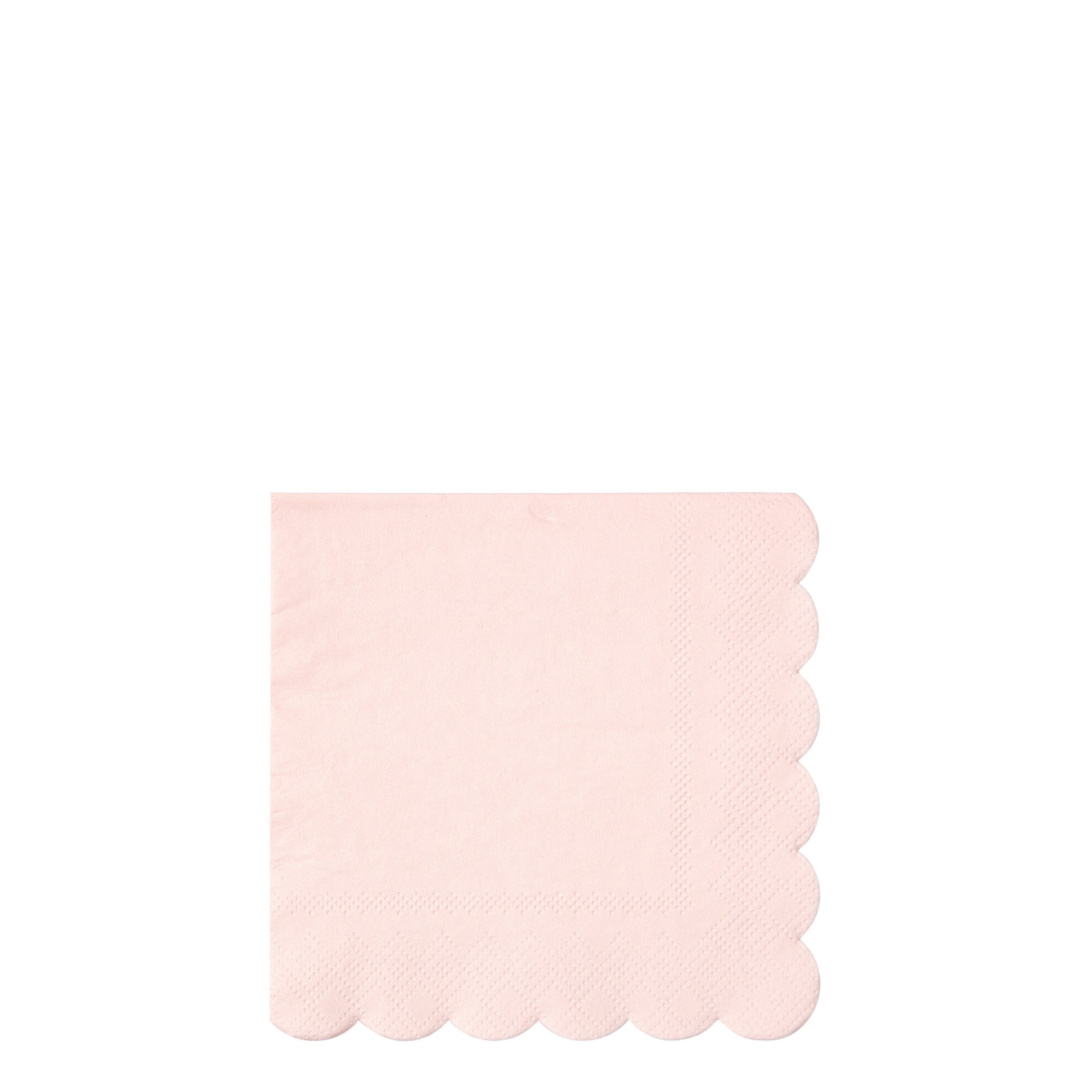 Scalloped Paper Napkins