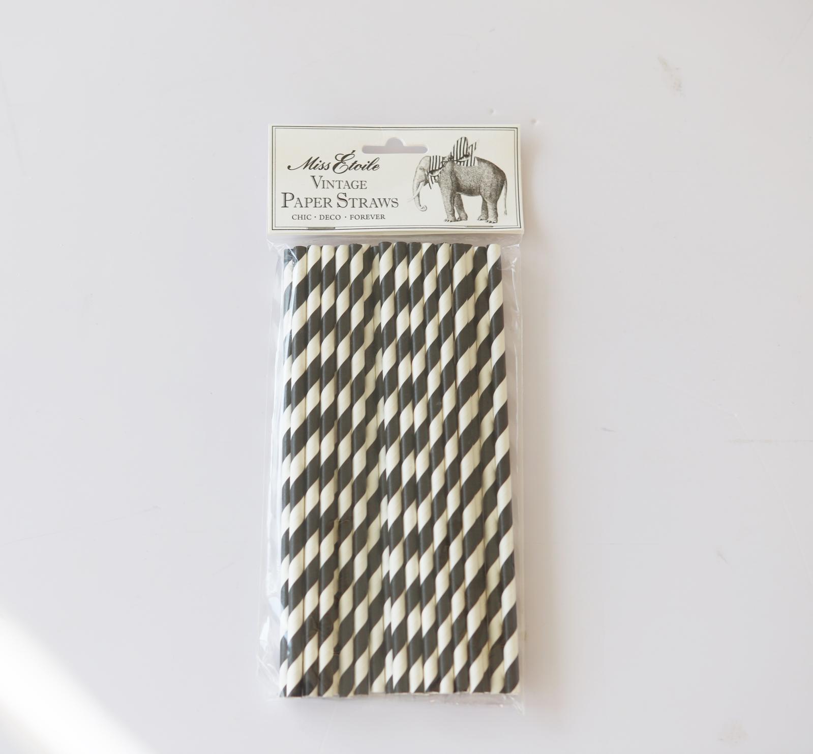 Vintage Paper Straws