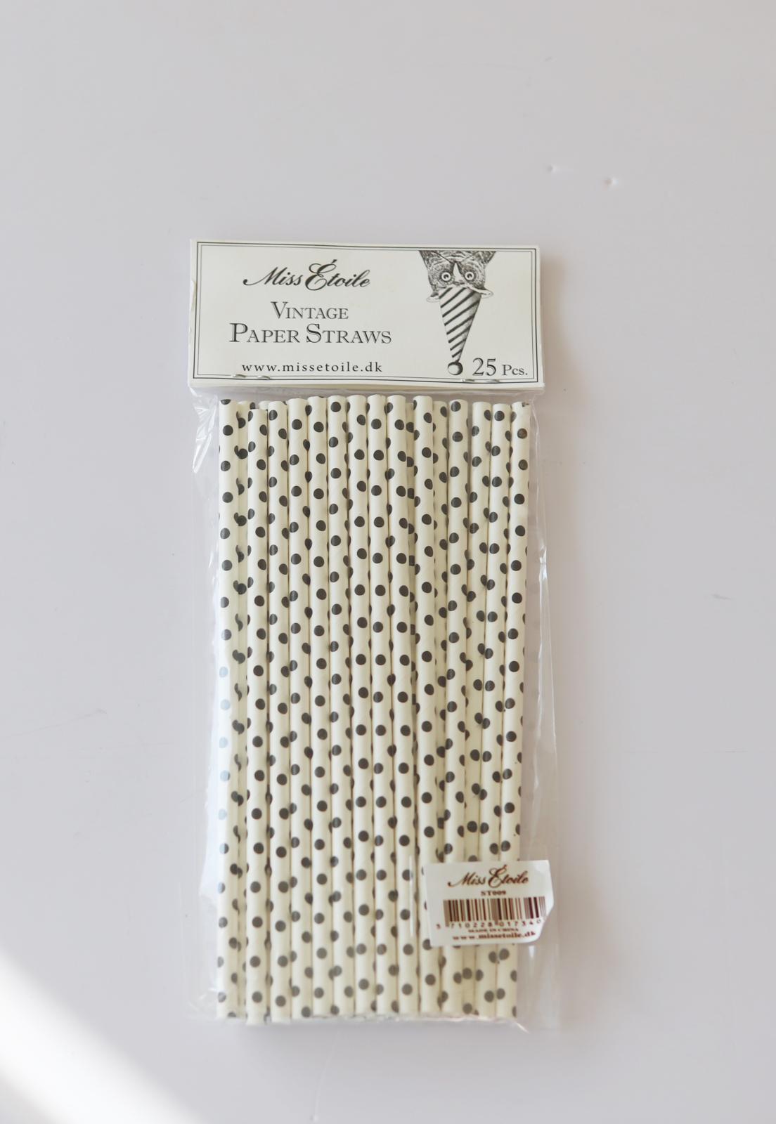 Vintage Paper Straws