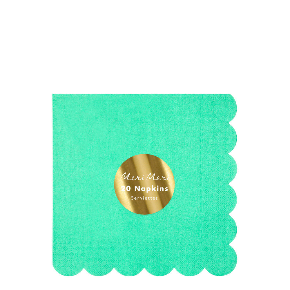 Scalloped Paper Napkins